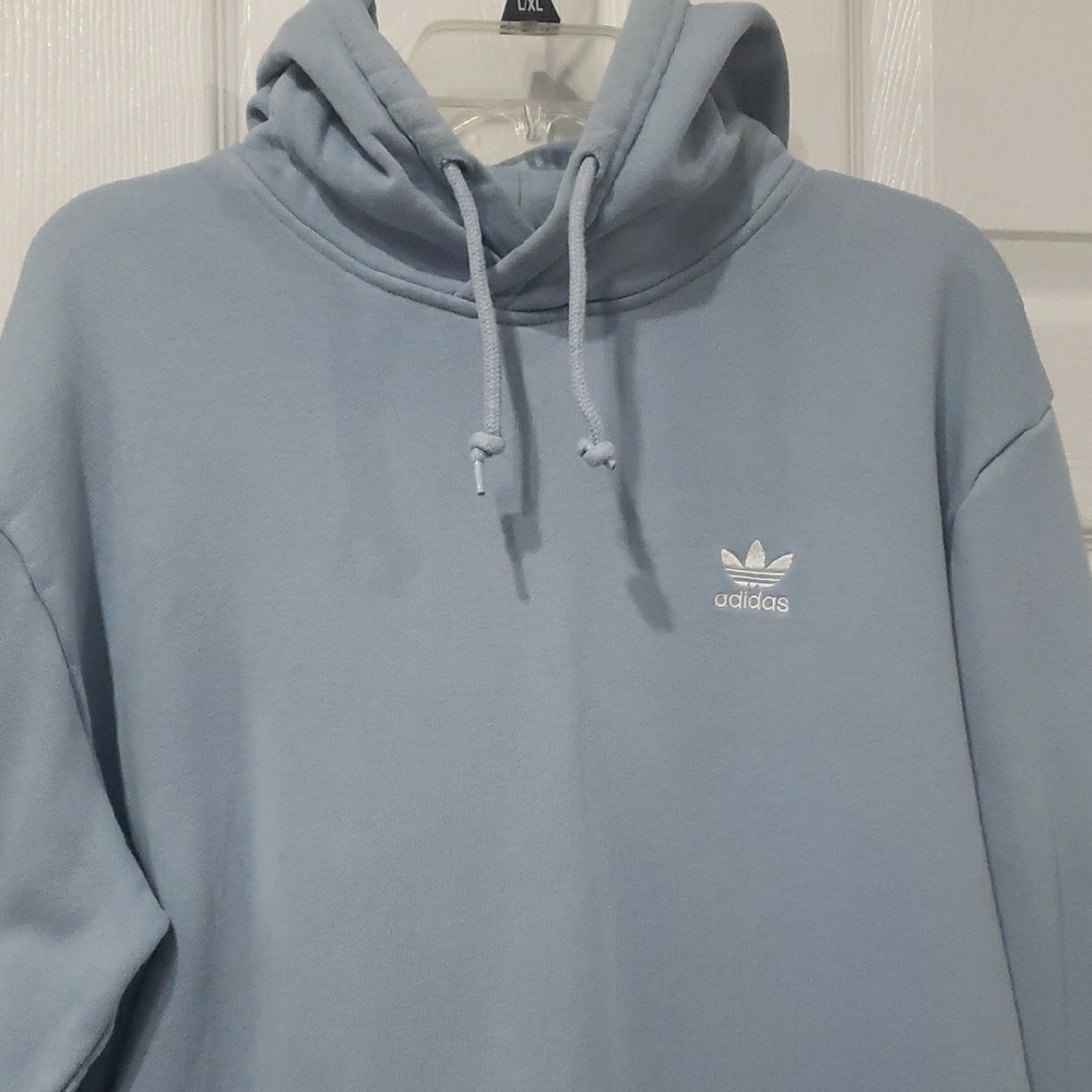 🔥Adidas Men's Light Blue Pullover Hoodie